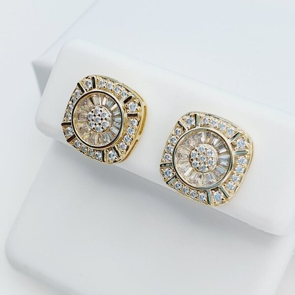 925 Sterling Silver Cubic Zirconia Earrings, U19254797 - Picture 3 of 11